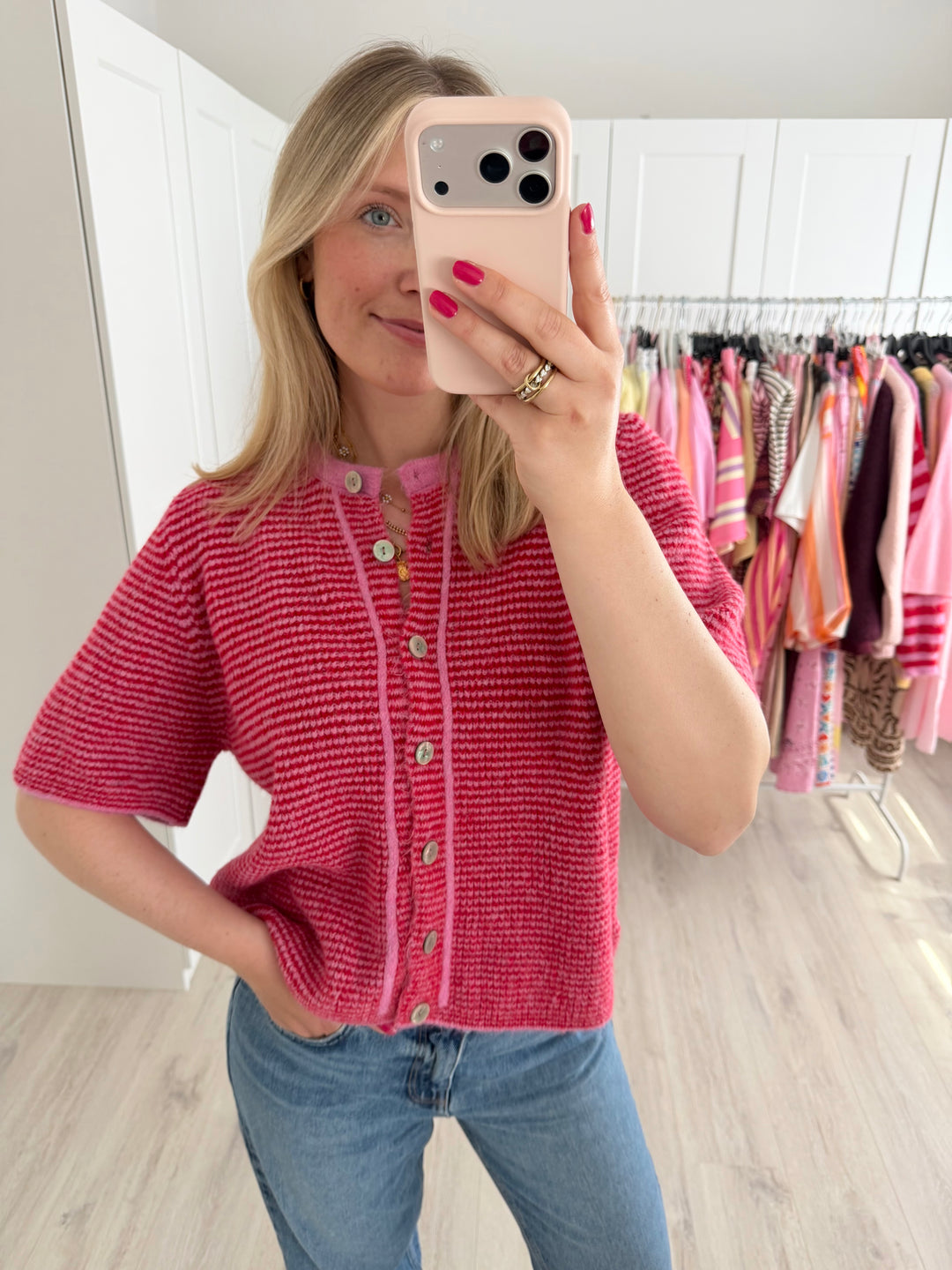 Cozy Striped Cardigan