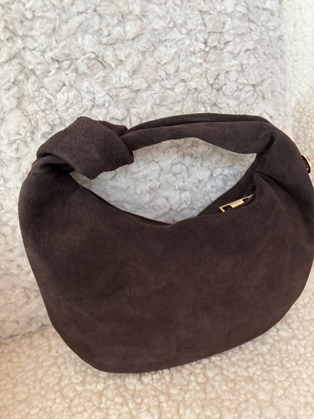 Knot Suede Bag