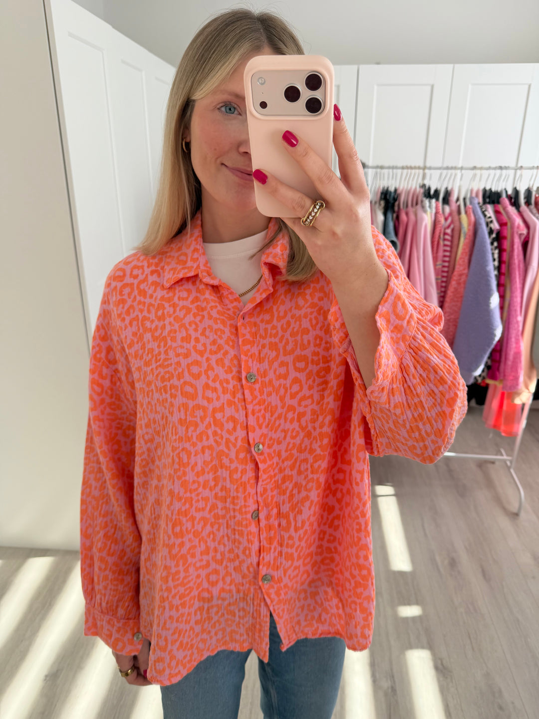 Musselinbluse Leo Love