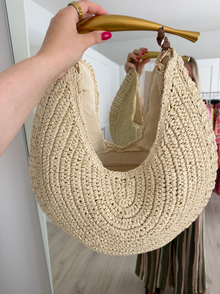 Halfmoon Straw Tasche