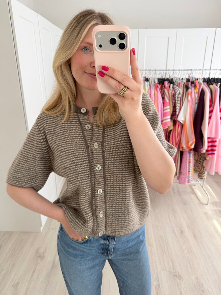 Cozy Striped Cardigan