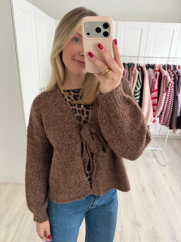 Chunky Knot Cardigan