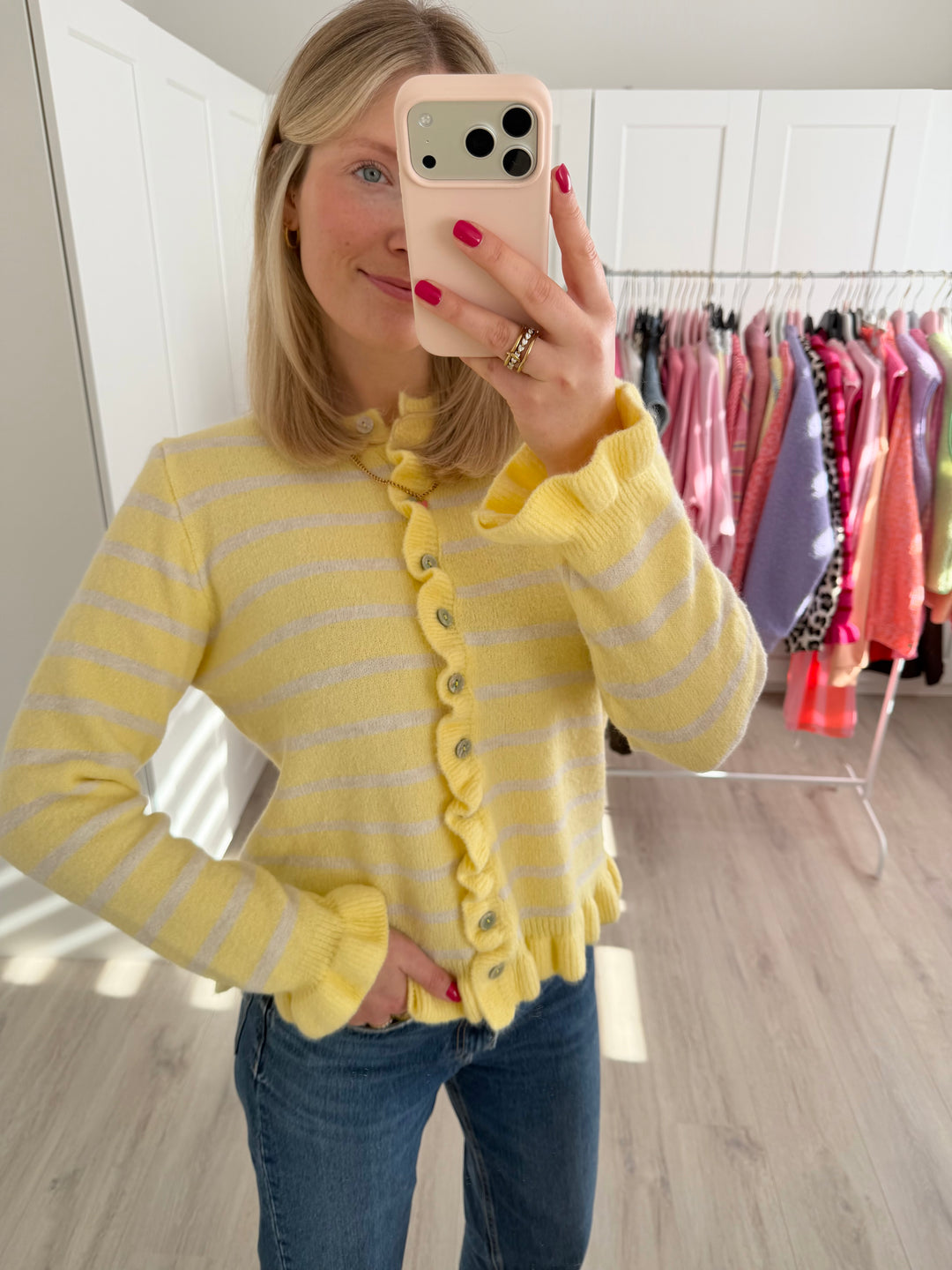 Cute Ruffle Cardigan