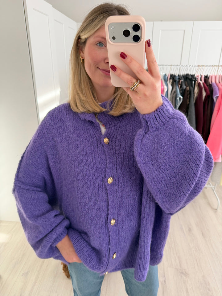 Cardigan So Cosy - Lila