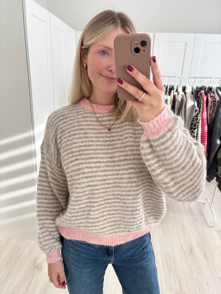 Supersoft Striped Pullover
