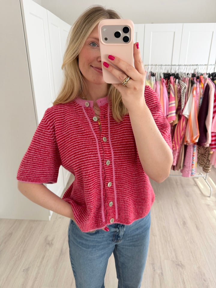 Cozy Striped Cardigan