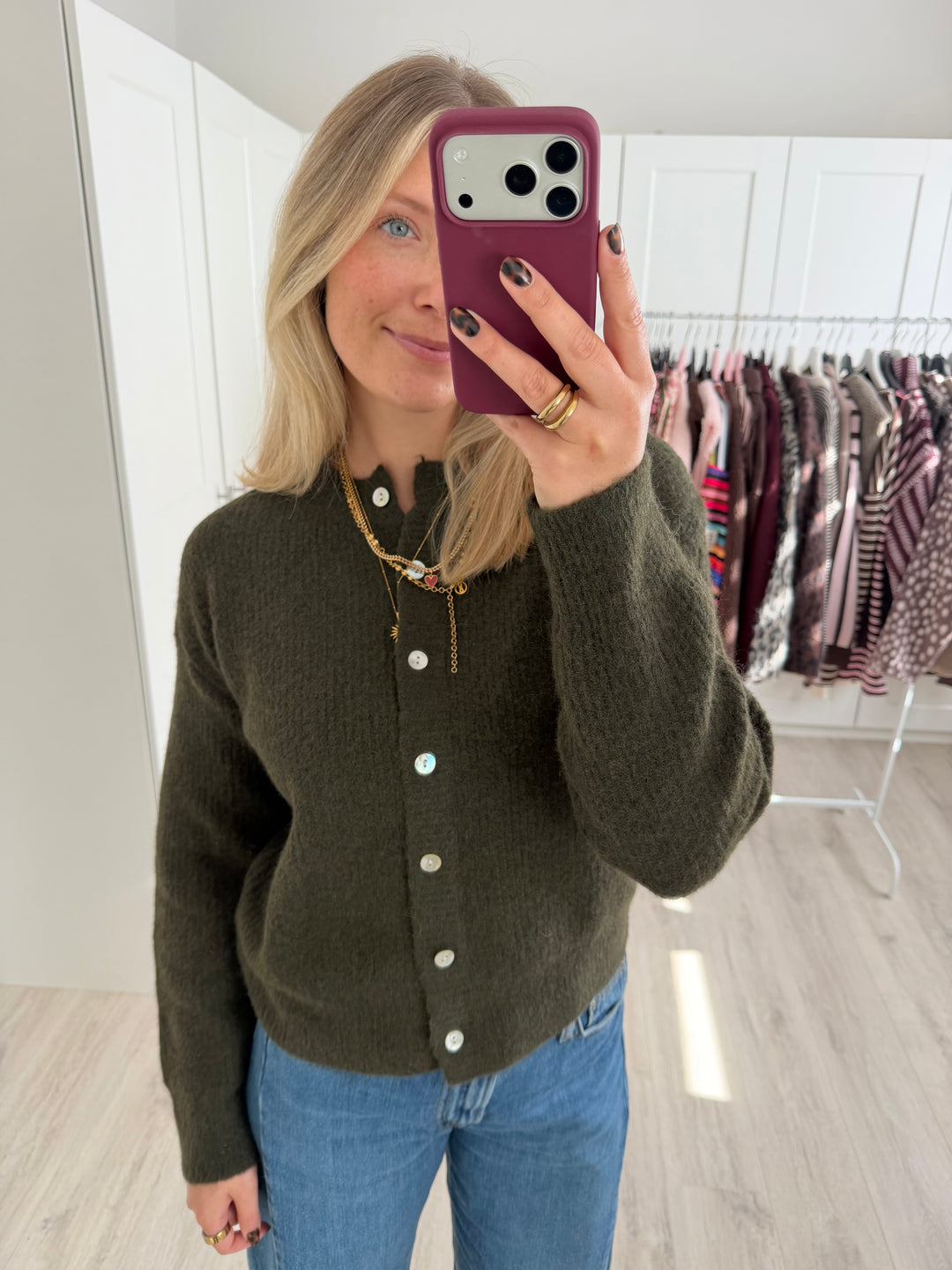 Basic Ripped Cardigan