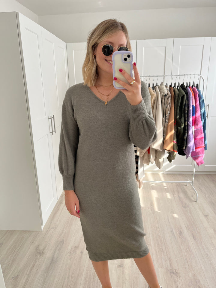 Strickkleid Knit It! - Khaki