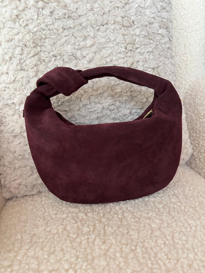 Knot Suede Bag