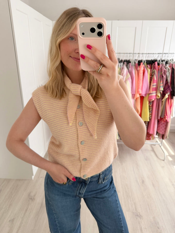 Striped Knit Weste