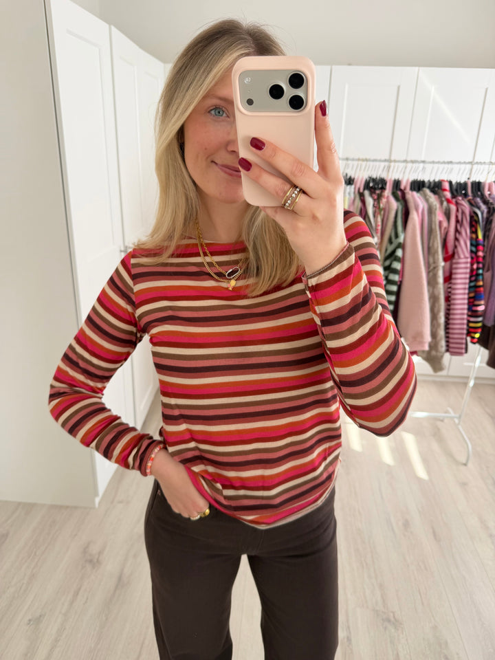 Colorful Striped Cashmere Longsleeve