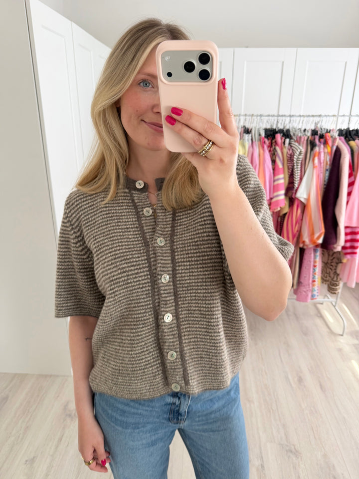Cozy Striped Cardigan