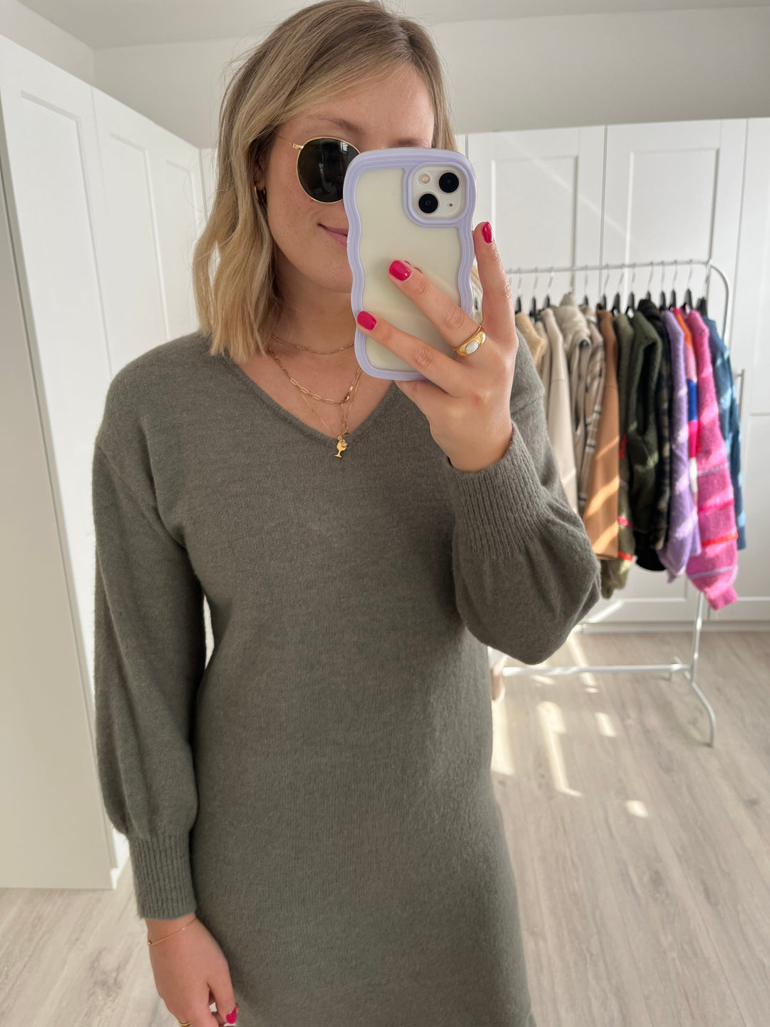 Strickkleid Knit It! - Khaki