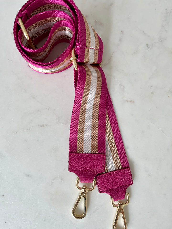 Bagstrap Crossing Lines - Magenta