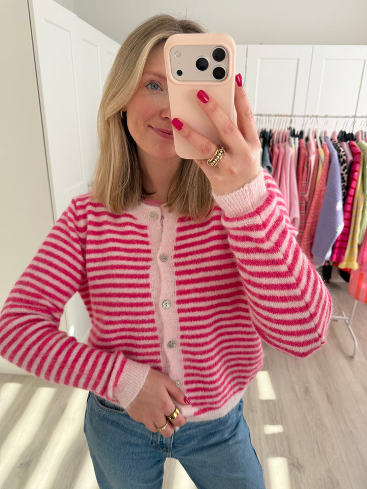 Striped Spring Cardigan
