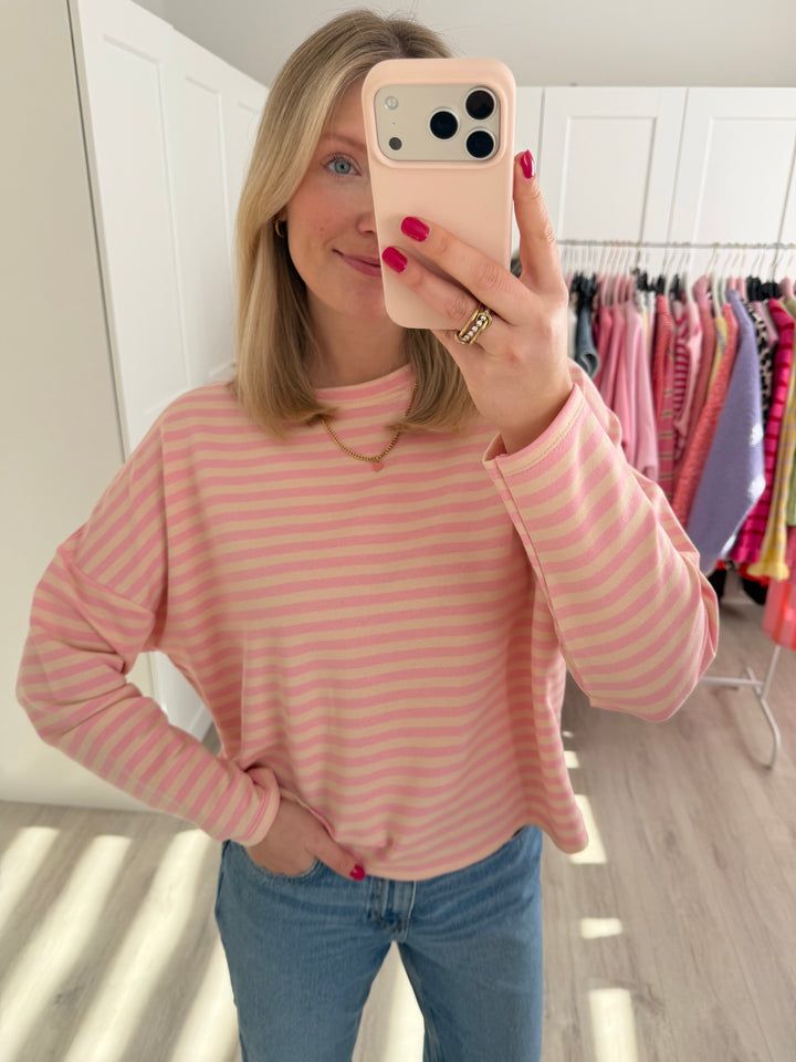 Happy Stripes Sweater (kurz)