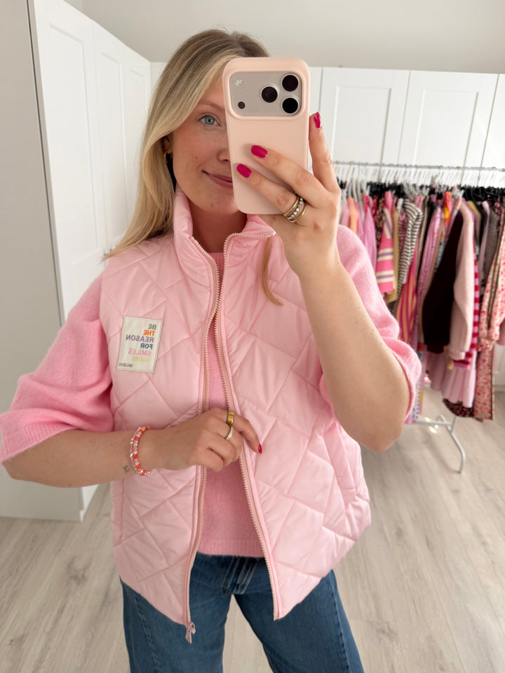 Padded Zipper Weste
