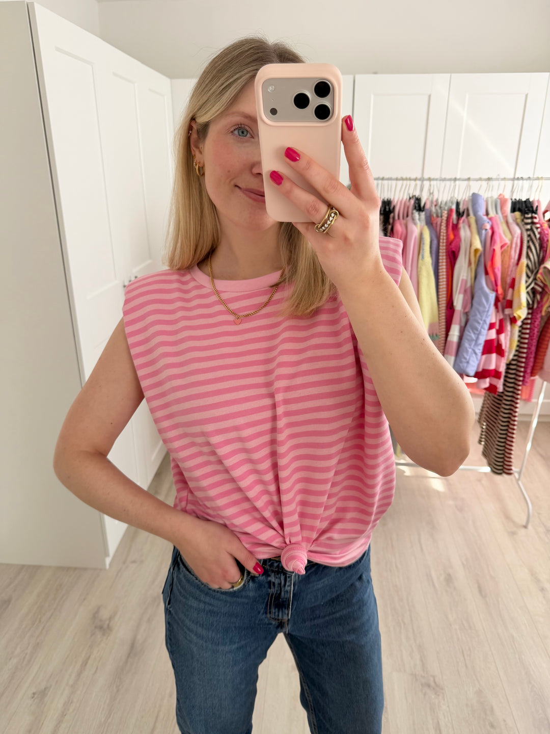 Shoulder Pad T-Shirt