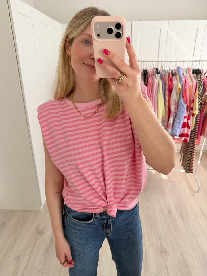 Shoulder Pad T-Shirt