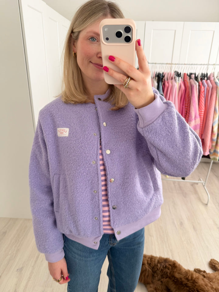 Teddy Bomberjacke Lovely