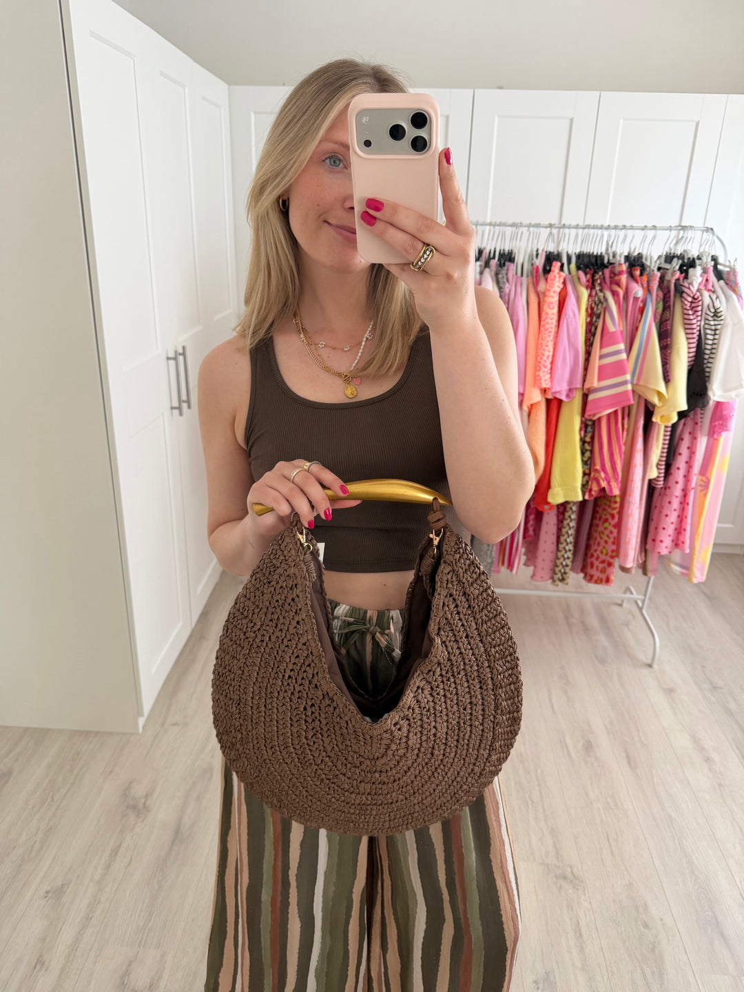 Halfmoon Straw Tasche