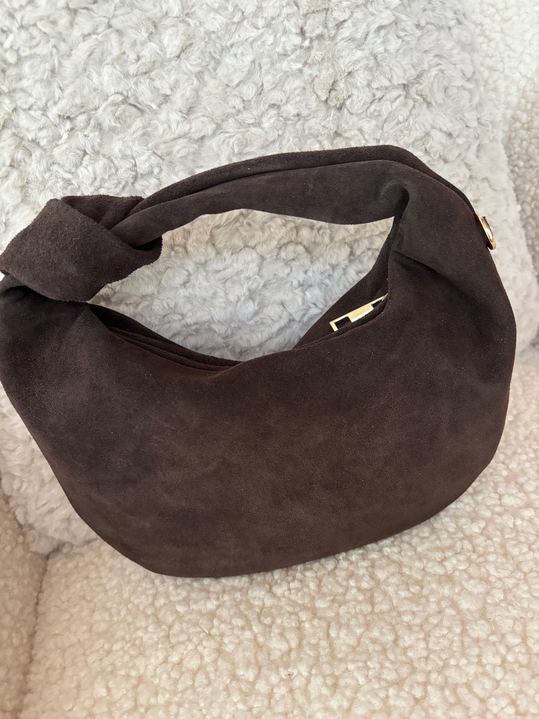 Knot Suede Bag