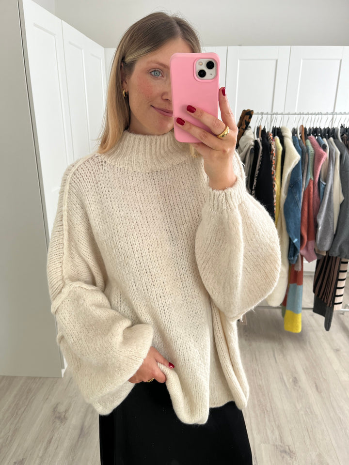 Pullover Classic Knit - Creme