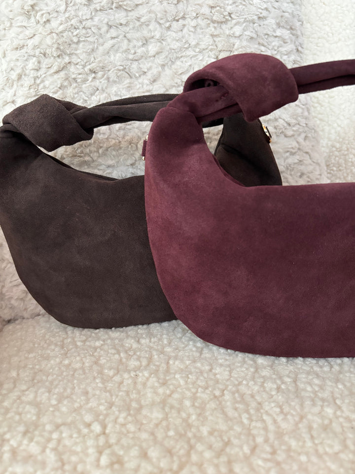 Knot Suede Bag