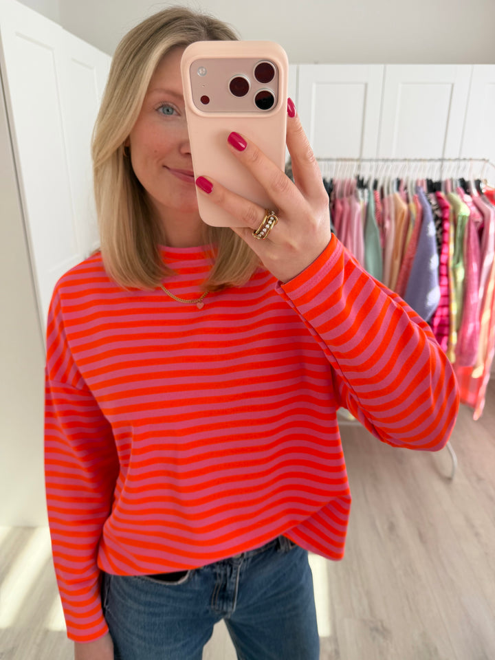 Happy Stripes Sweater (kurz)