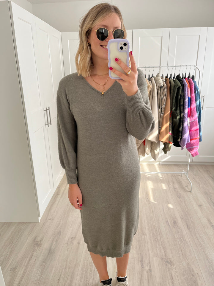 Strickkleid Knit It! - Khaki