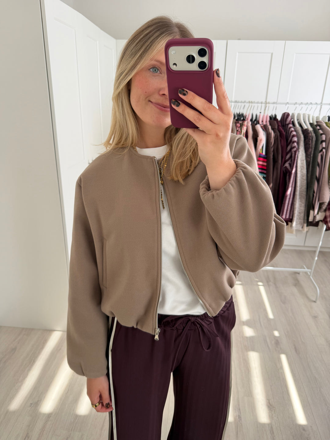 Cropped Bomberjacke