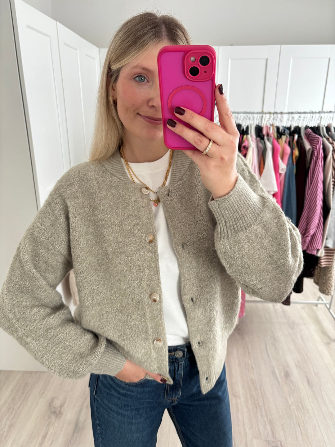 Teddy Bomberjacke