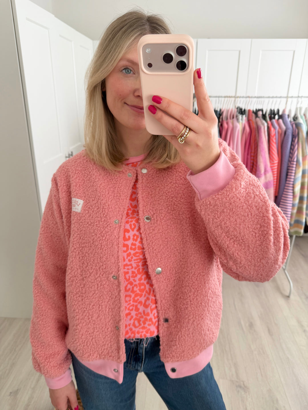 Teddy Bomberjacke Lovely