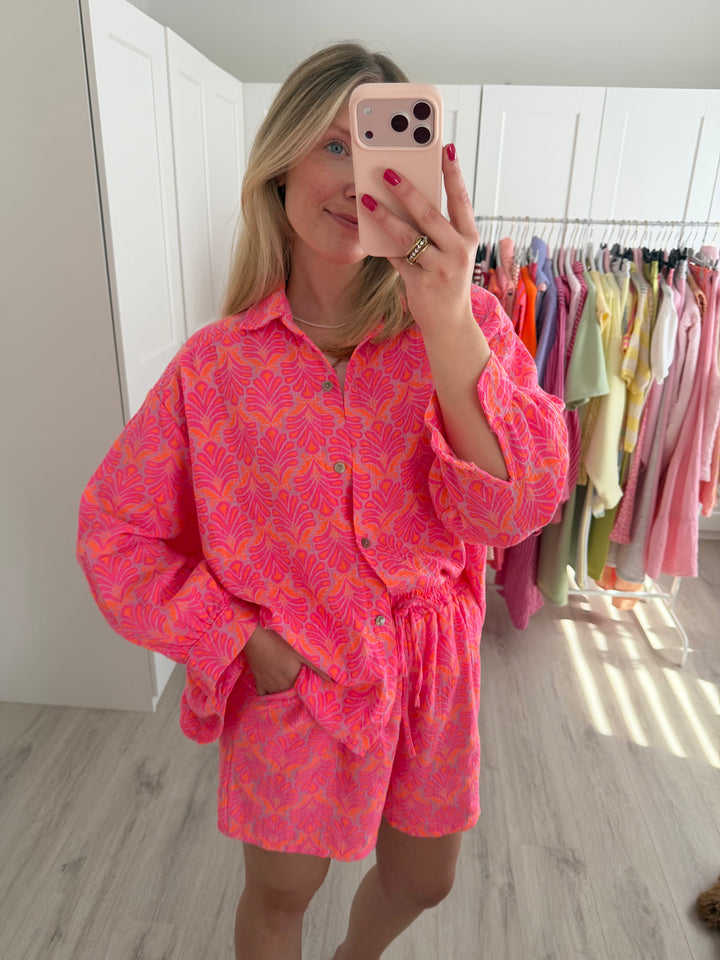 Leafs Musselinbluse