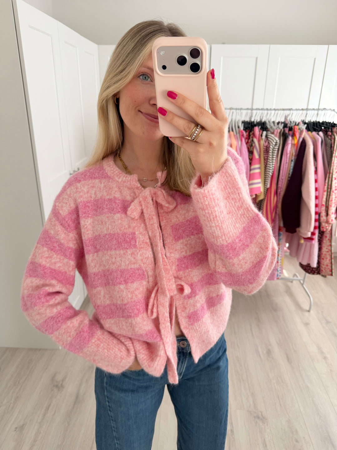 Bow Knit Cardigan