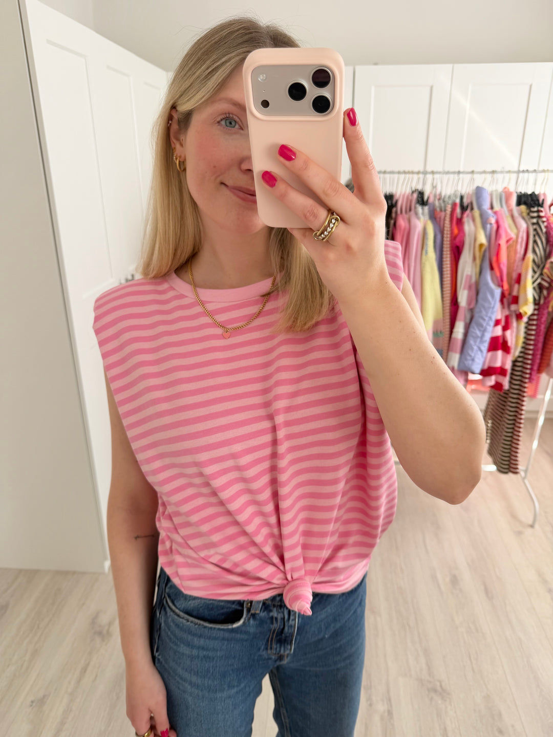 Shoulder Pad T-Shirt