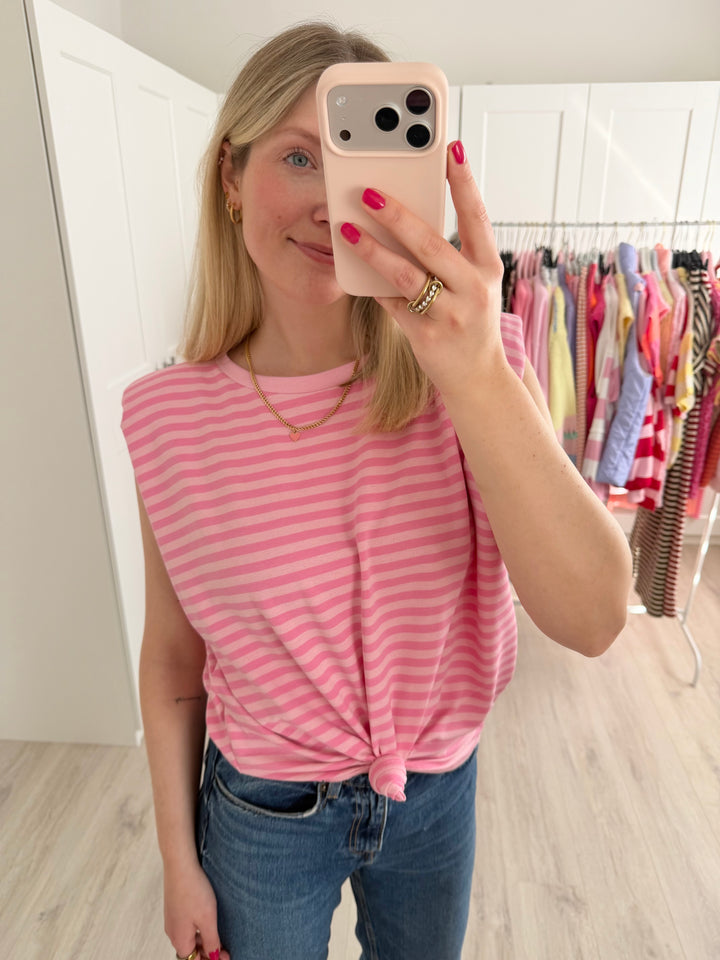 Shoulder Pad T-Shirt
