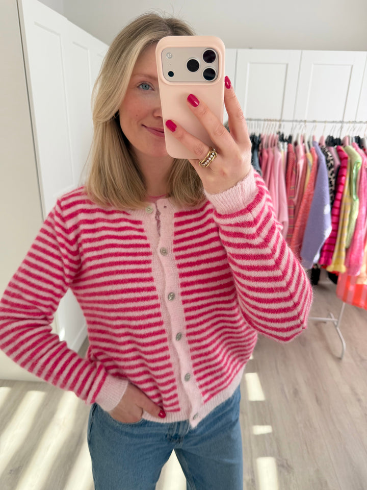 Striped Spring Cardigan