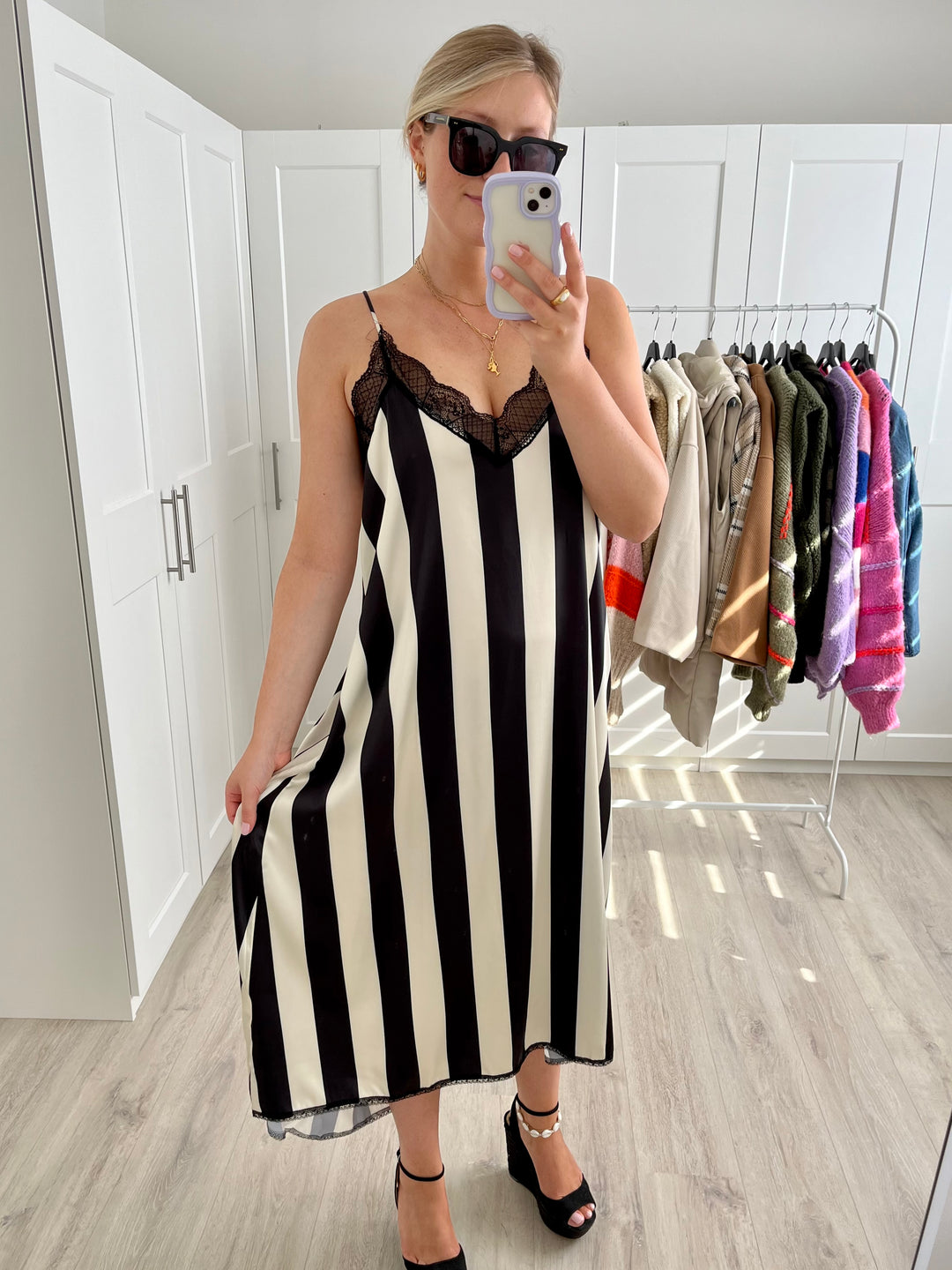 Kleid Dreamy - Schwarz/Creme