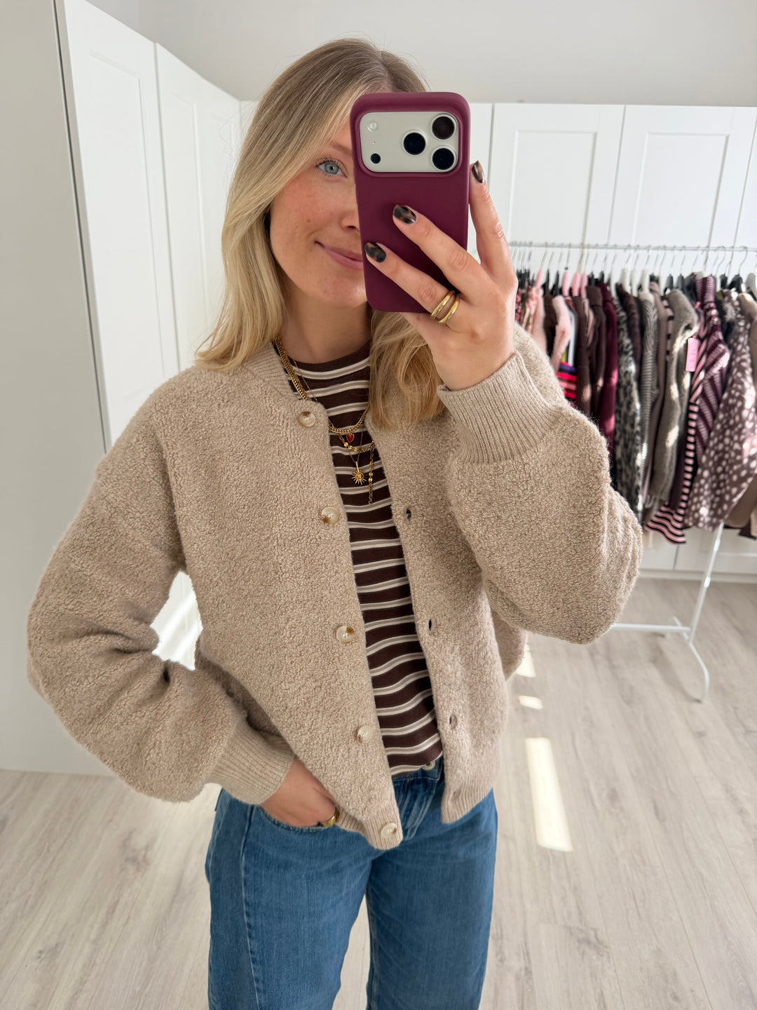 Teddy Bomberjacke