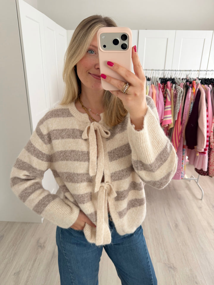 Bow Knit Cardigan