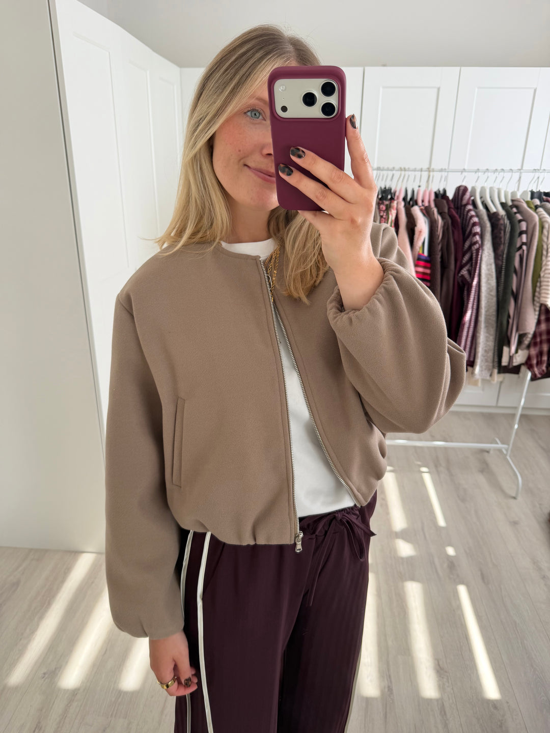 Cropped Bomberjacke