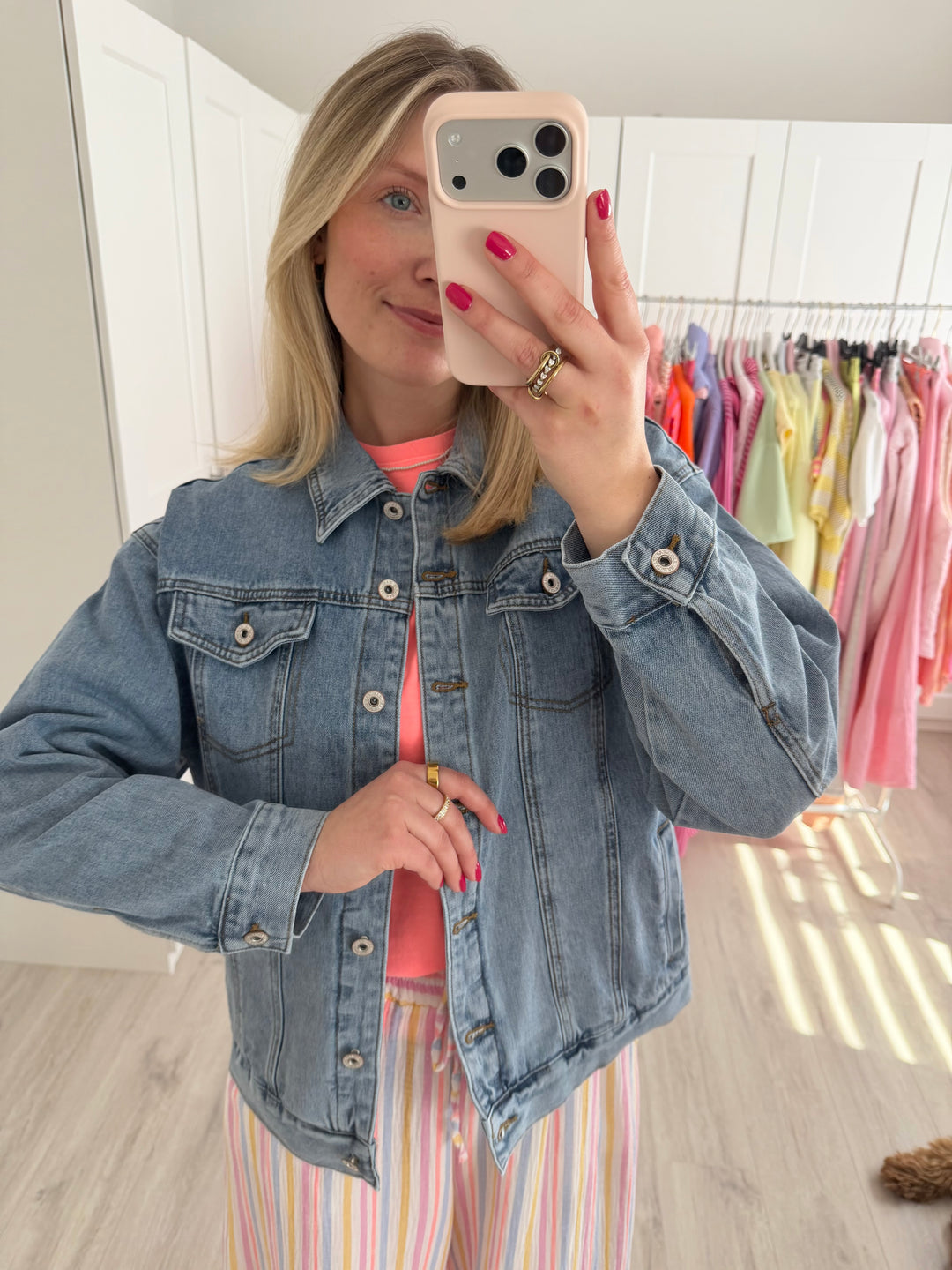 Palm Trees Jeansjacke