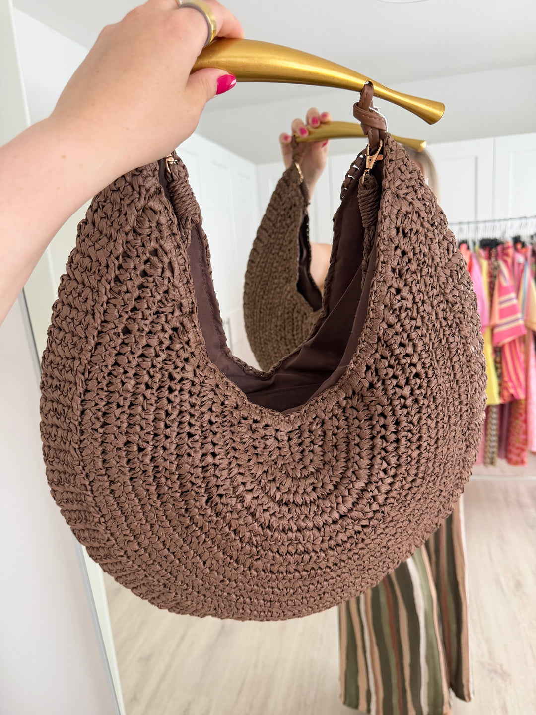 Halfmoon Straw Tasche