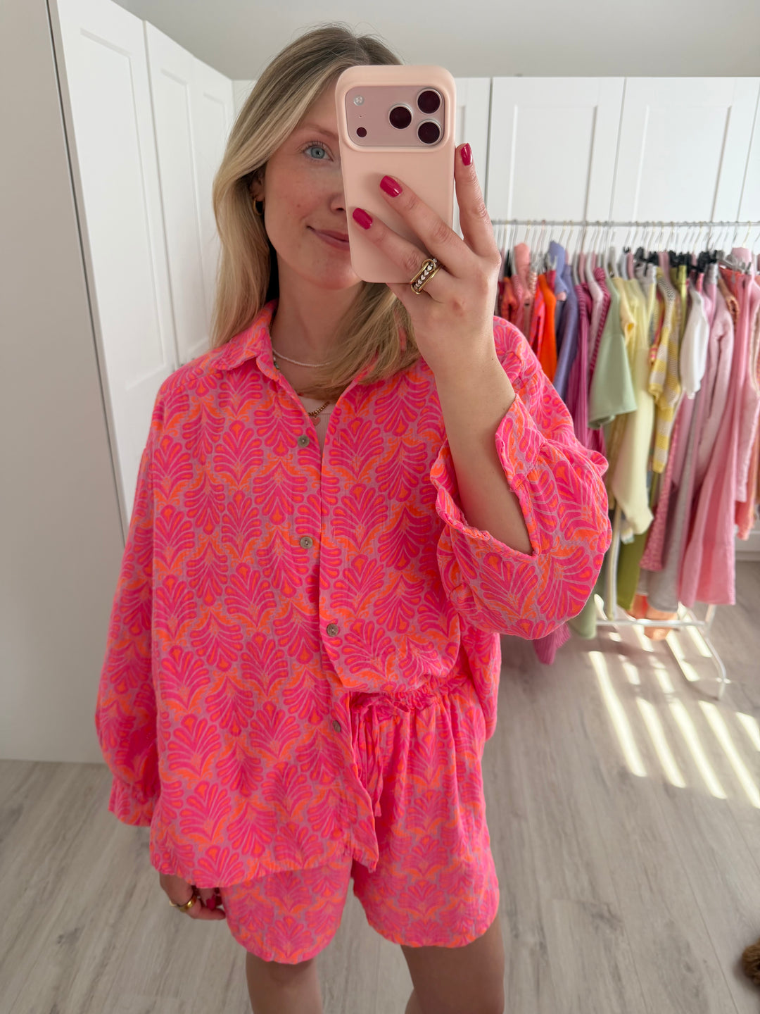 Leafs Musselinbluse