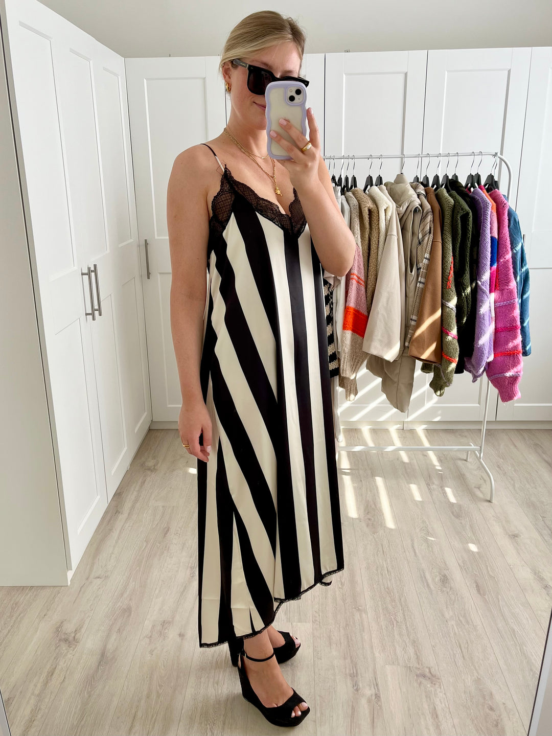 Kleid Dreamy - Schwarz/Creme