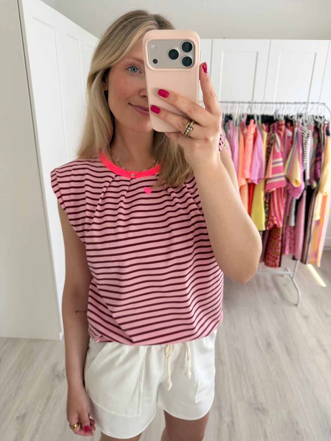 Heart Striped T-Shirt