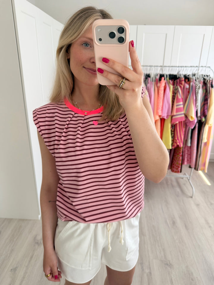 Heart Striped T-Shirt