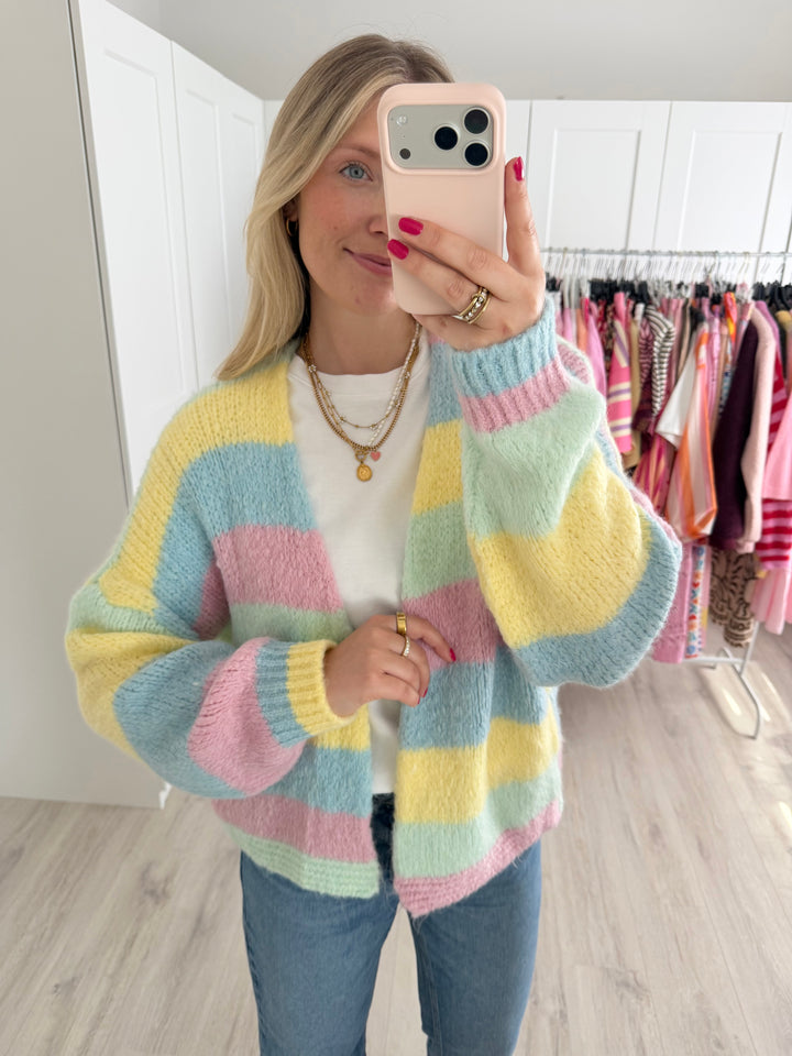 Chunky Stripes Cardigan