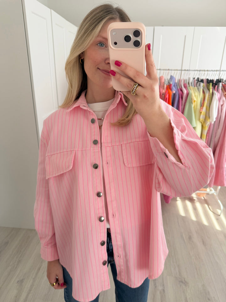 Striped Jeanshemd